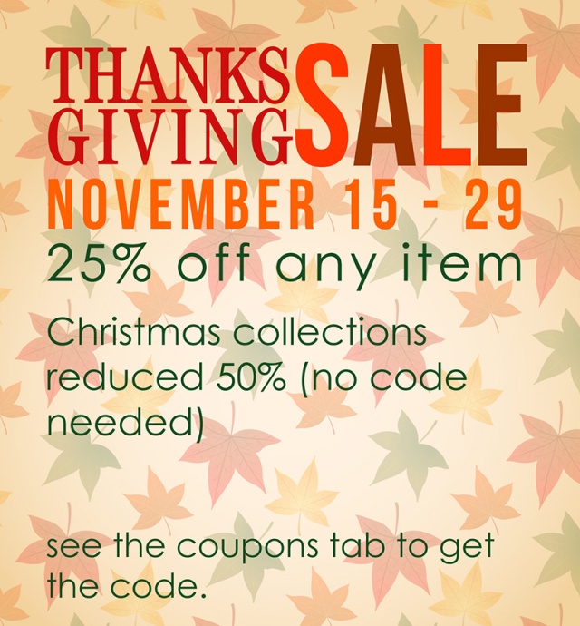 Etsy coupon for thanksgiving sale